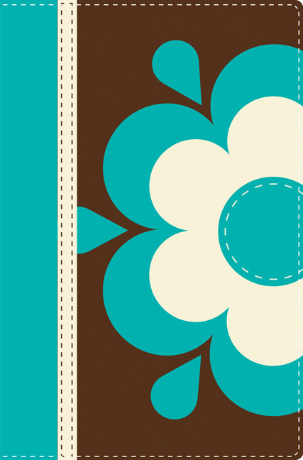 NVI Santa Biblia ultrafina, dos tonos itlailana flor