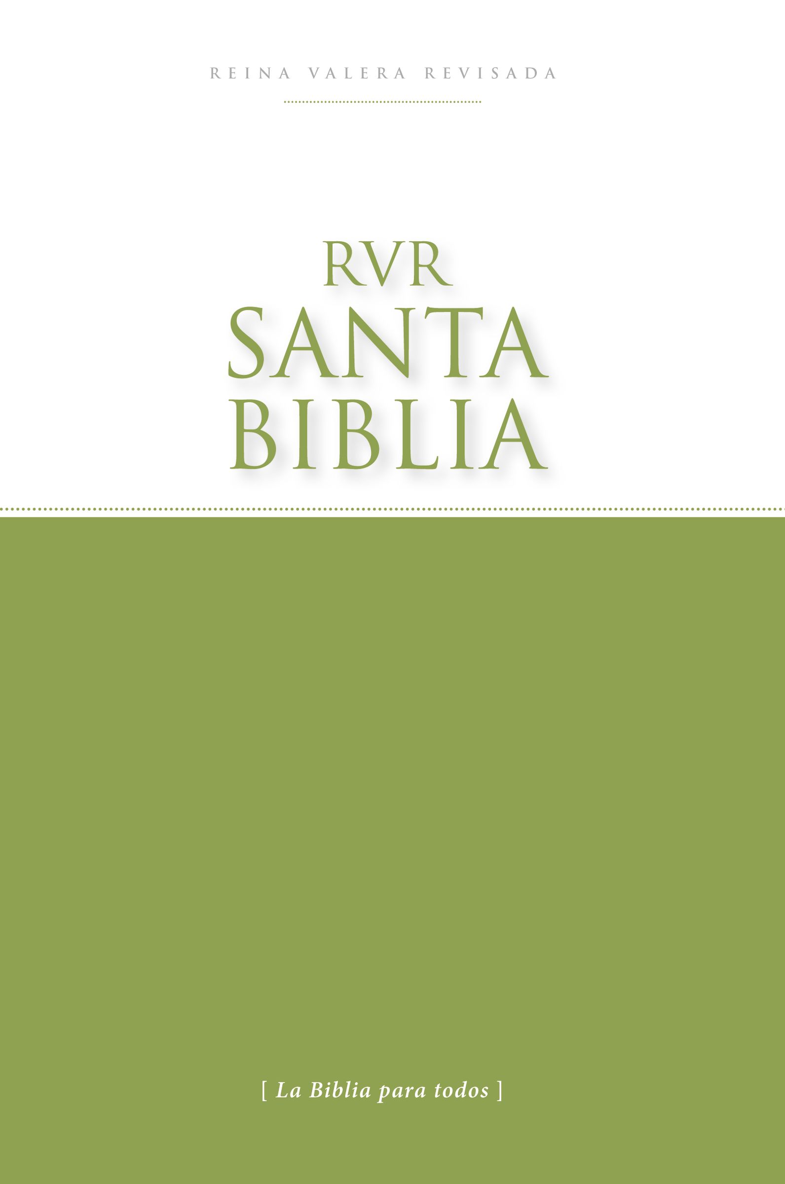 RVR77-Santa Biblia - Edición económica