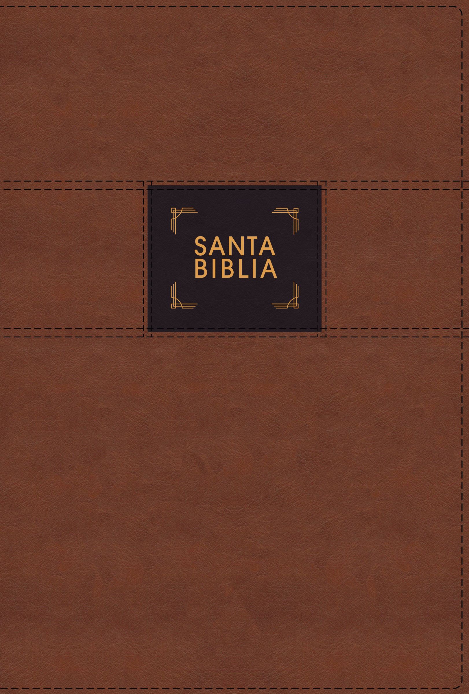 NBLA Biblia de Estudio Gracia y Verdad, Leathesoft, Café, Interior a dos colores, con Índice