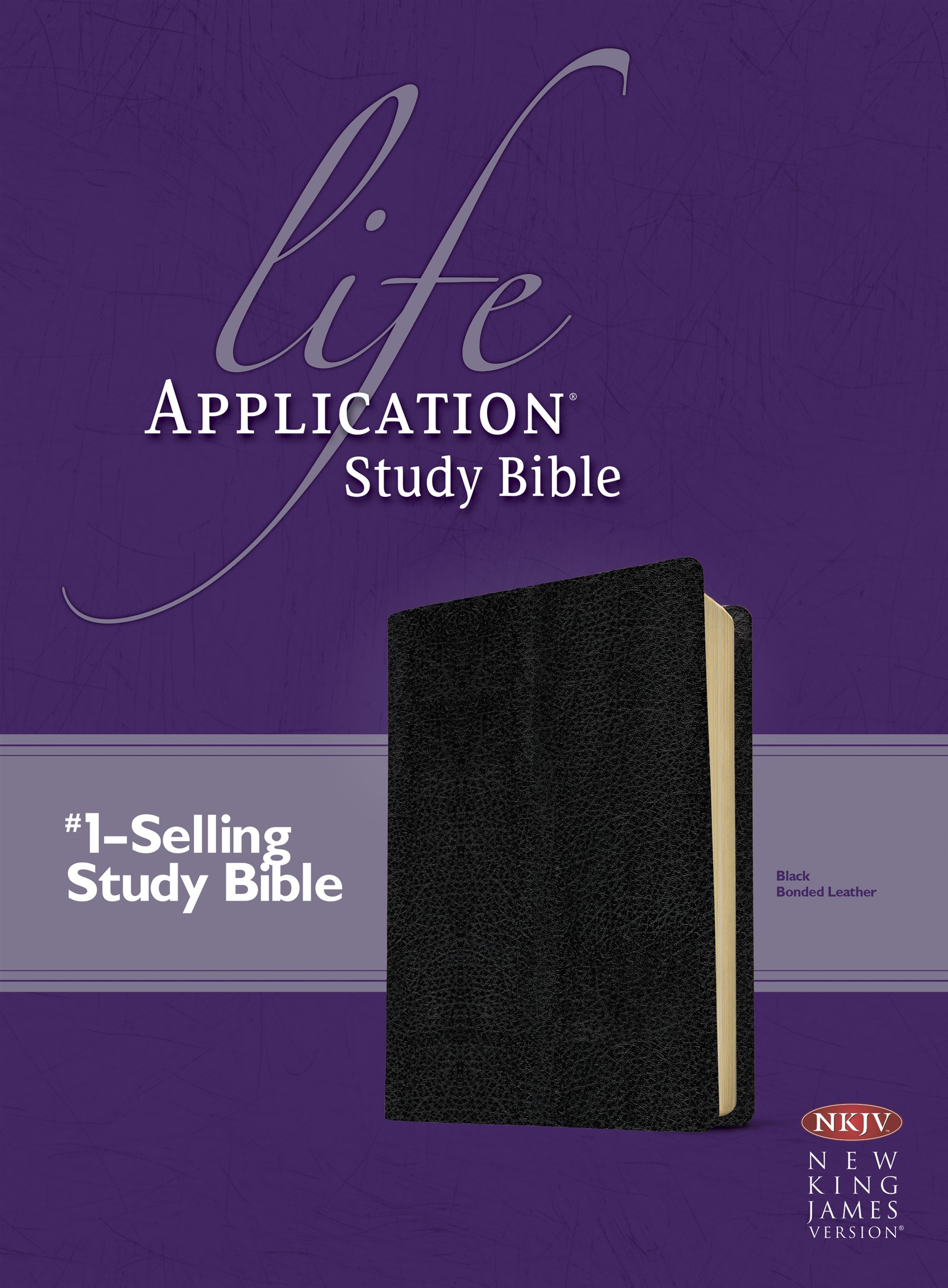 NKJV Life Application Study Bible, Second Edition (Red Letter, Bonded Leather, Black)