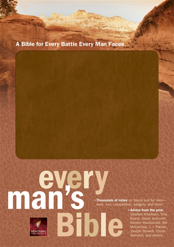 Every Man's Bible NLT (Bonded Leather, Tan)