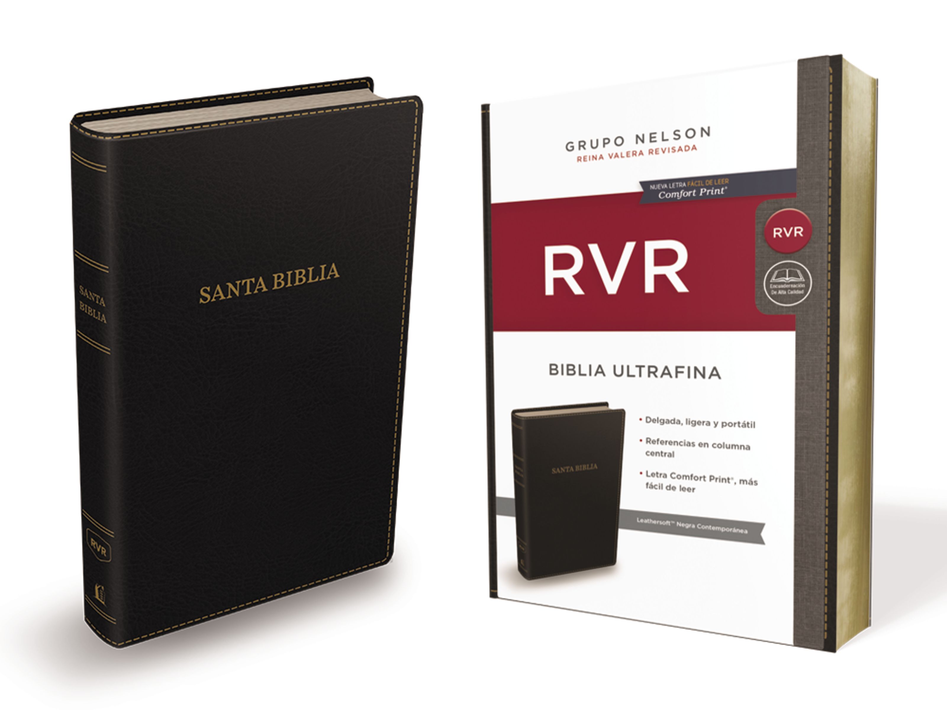 Santa Biblia Reina Valera Revisada (RVR) Ultrafina, Negra Contemporánea