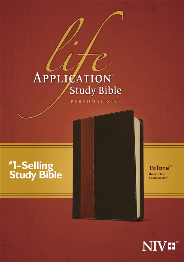 NIV Life Application Study Bible, Second Edition, Personal Size, TuTone (LeatherLike, Brown/Tan)