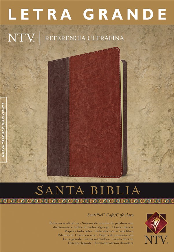 Santa Biblia Ntv Edición De Referencia Ultrafina Letra Grande Letra