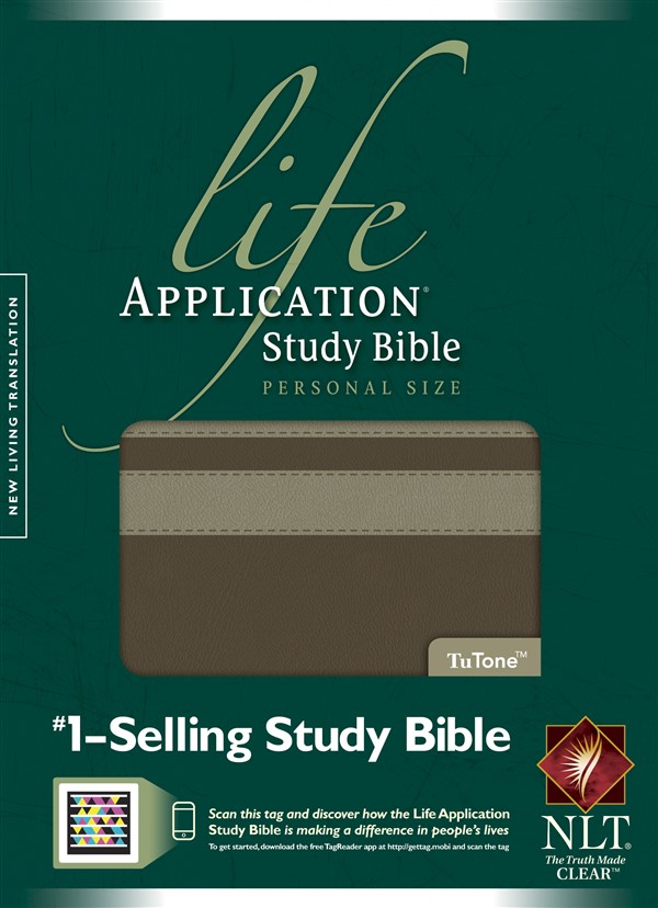 NLT Life Application Study Bible, Second Edition, Personal Size (LeatherLike, Taupe/Stone)