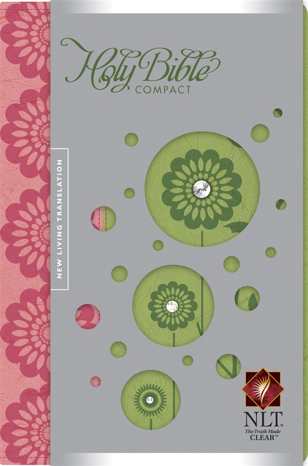 Compact Edition Bible NLT, TuTone (LeatherLike, Strawberry/Kiwi)