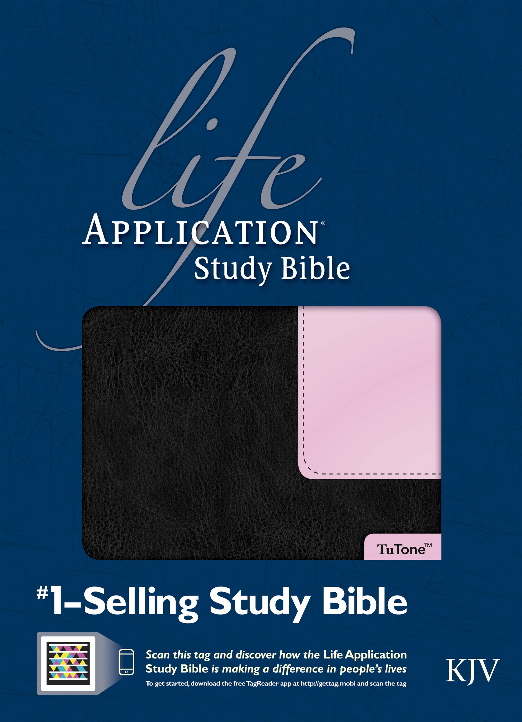 KJV Life Application Study Bible, Second Edition, TuTone (Red Letter, LeatherLike, Black/Patent Leather Pink)