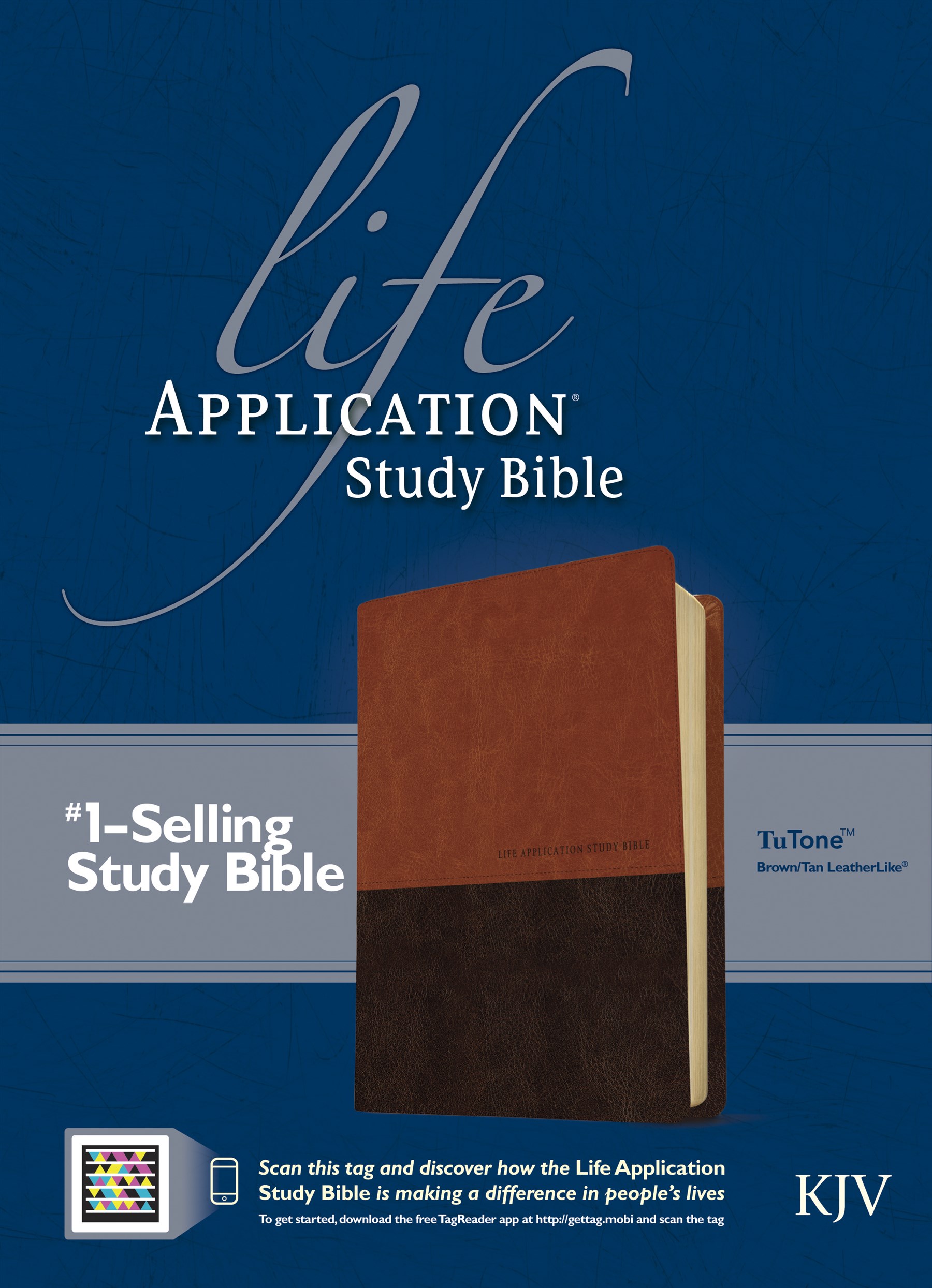KJV Life Application Study Bible, Second Edition, TuTone (Red Letter, LeatherLike, Brown/Tan, Indexed)