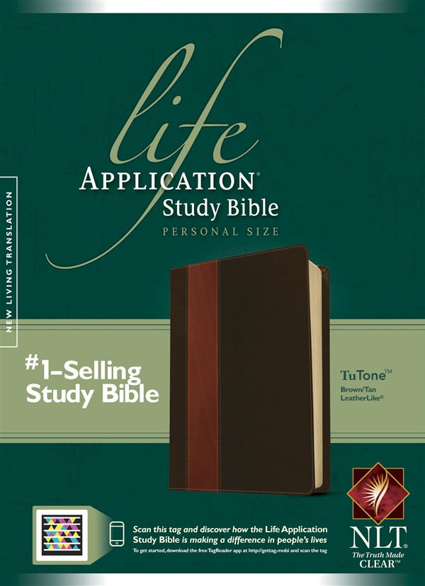 NLT Life Application Study Bible, Second Edition, Personal Size (LeatherLike, Brown/Tan, Indexed)