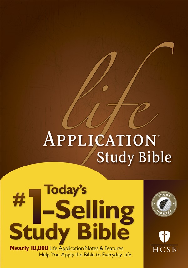  HCSB Life Application Study Bible, Second Edition (Red Letter, Hardcover, Indexed)