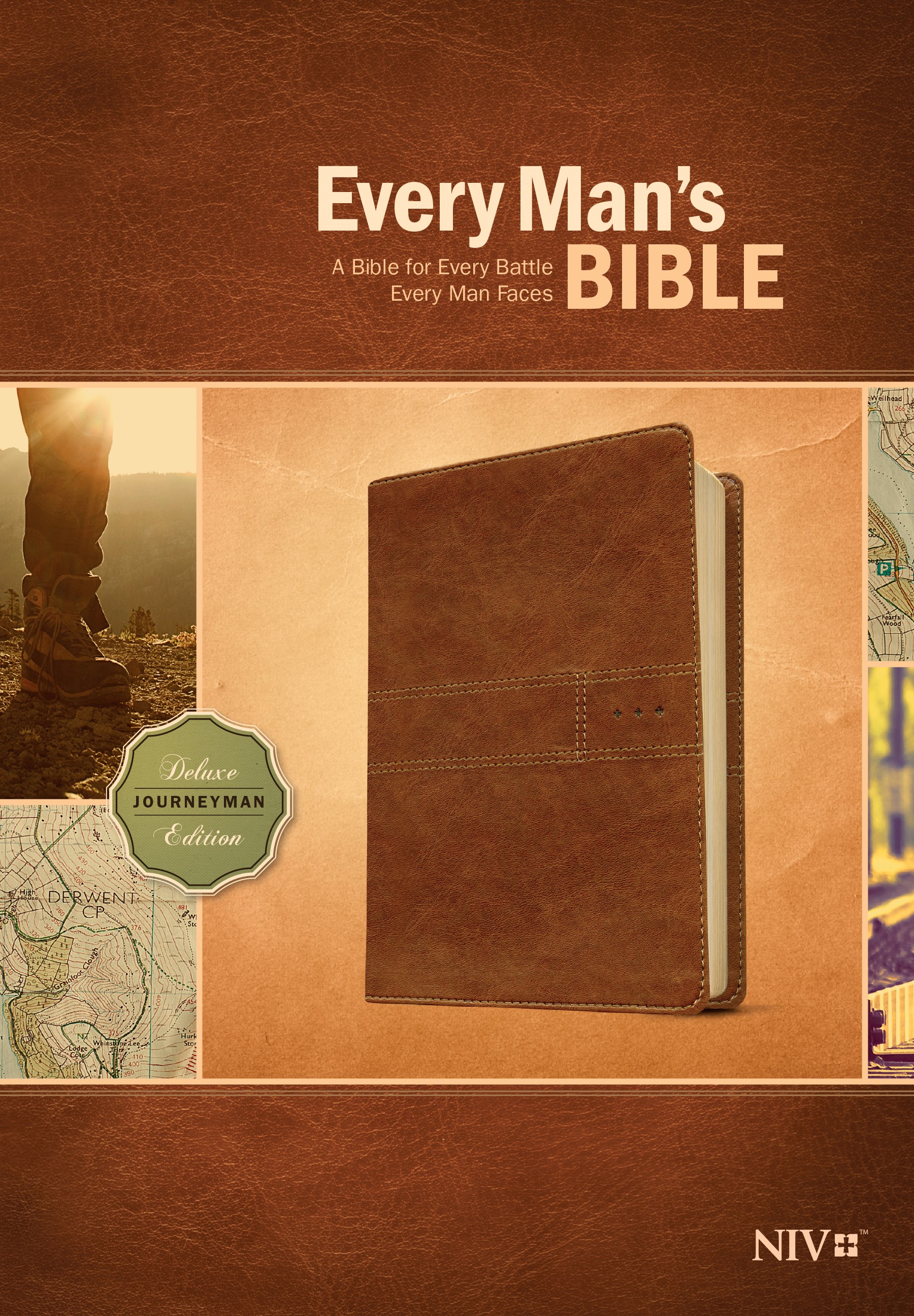 Every Man's Bible NIV, Deluxe Journeyman Edition (LeatherLike, Tan)