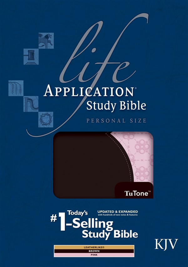 KJV Life Application Study Bible, Second Edition, Personal Size, TuTone (LeatherLike, Brown/Pink, Indexed)