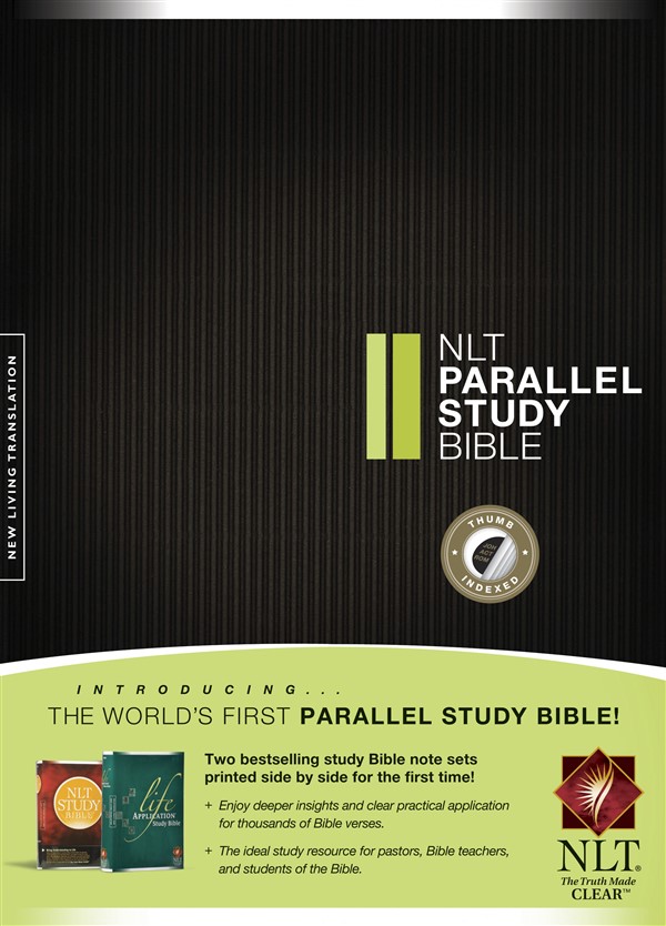 NLT Parallel Study Bible (Hardcover, Indexed)