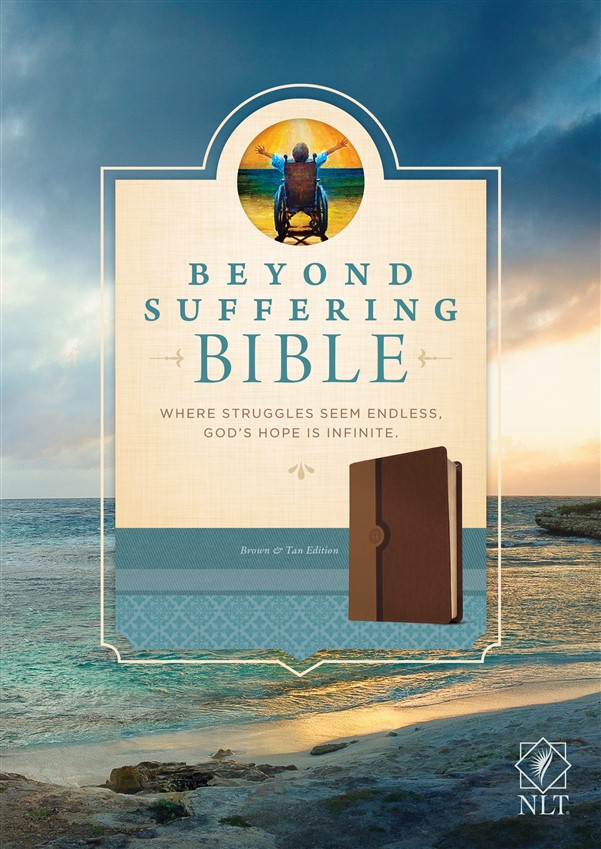 Beyond Suffering Bible NLT, TuTone (LeatherLike, Brown/Tan)