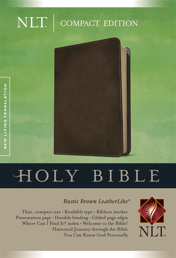 Compact Edition Bible NLT (LeatherLike, Brown)