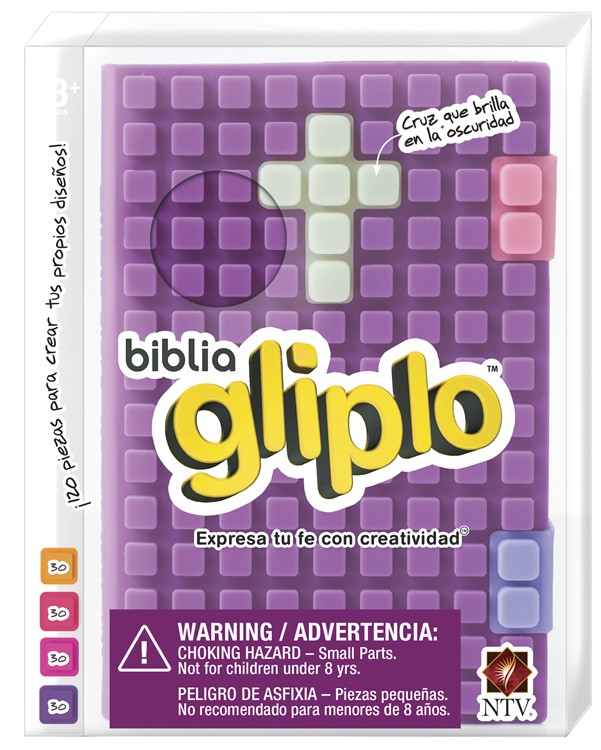 Biblia gliplo NTV (Silicona, Púrpura)