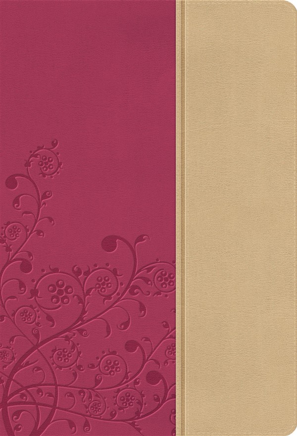 NKJV, The Woman's Study Bible, Imitation Leather, Pink/Tan