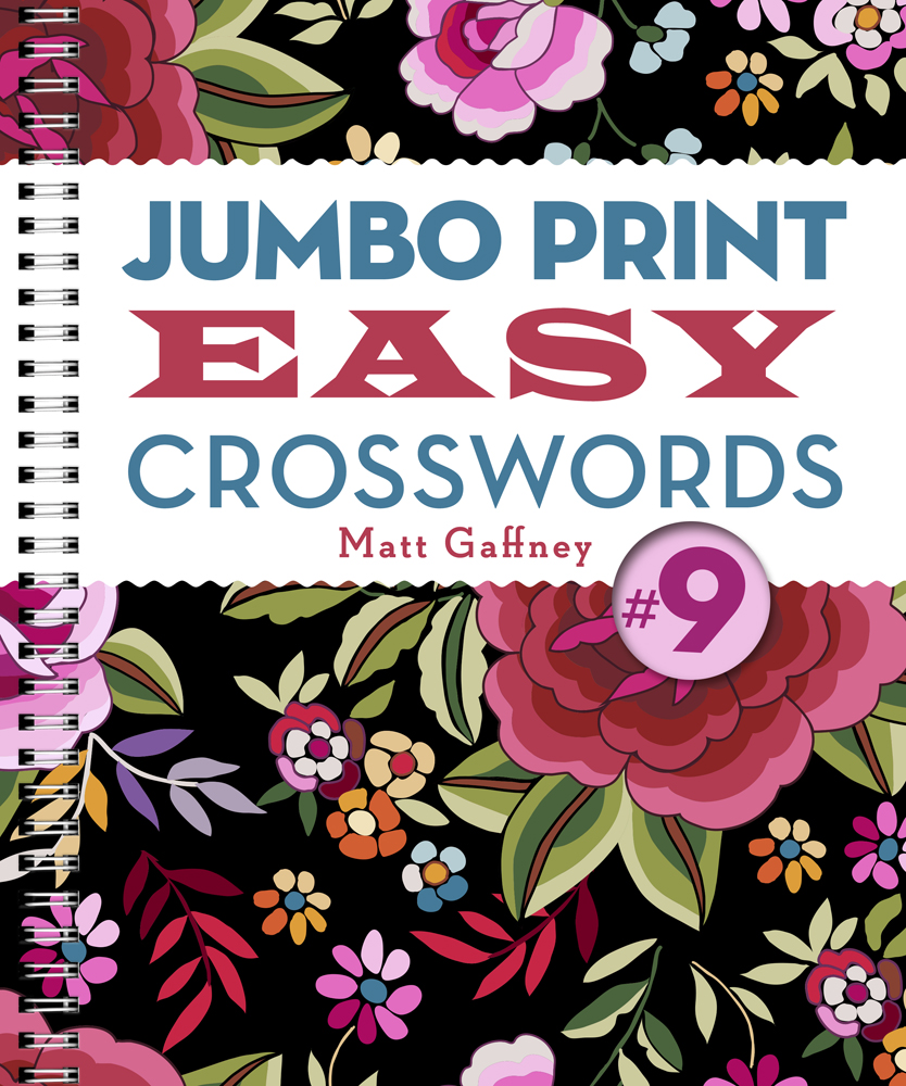 Jumbo Print Easy Crosswords #9