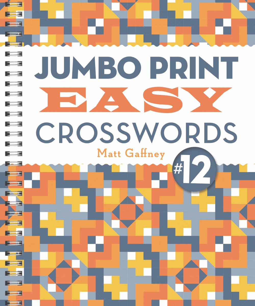 Jumbo Print Easy Crosswords #12