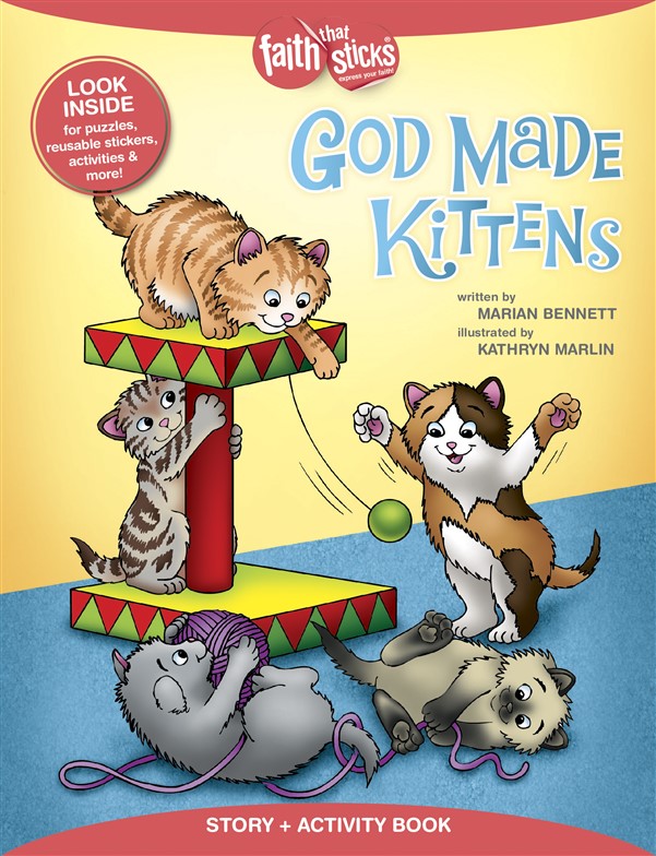 God Made Kittens Story + Activity Book