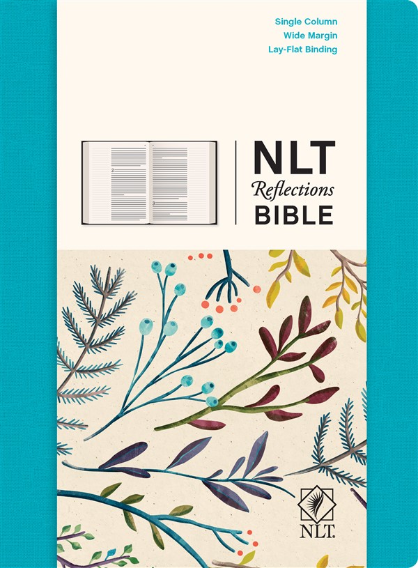 NLT Reflections Bible (Hardcover Cloth, Ocean Blue)
