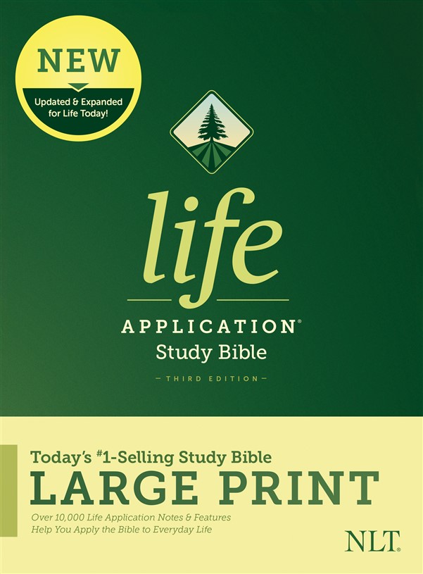 NLT Life Application Study Bible, Third Edition, Large Print (Hardcover)