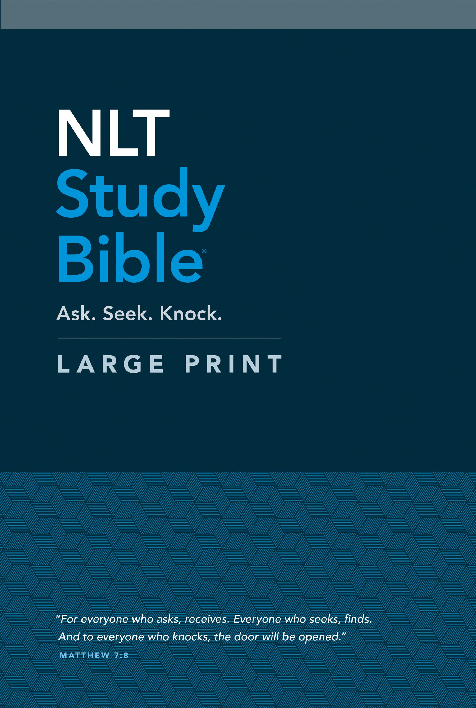 NLT Study Bible Large Print (Red Letter, Hardcover)