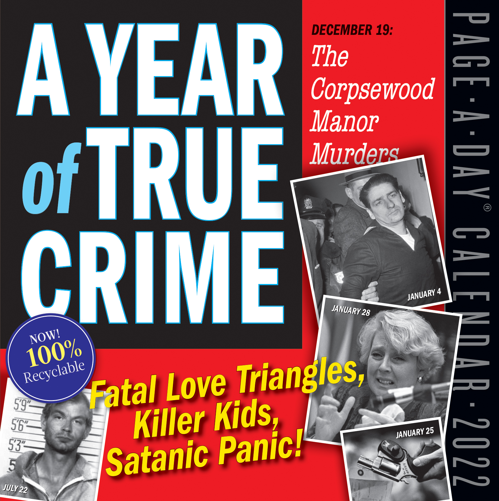 A Year of True Crime Page-A-Day Calendar 2022