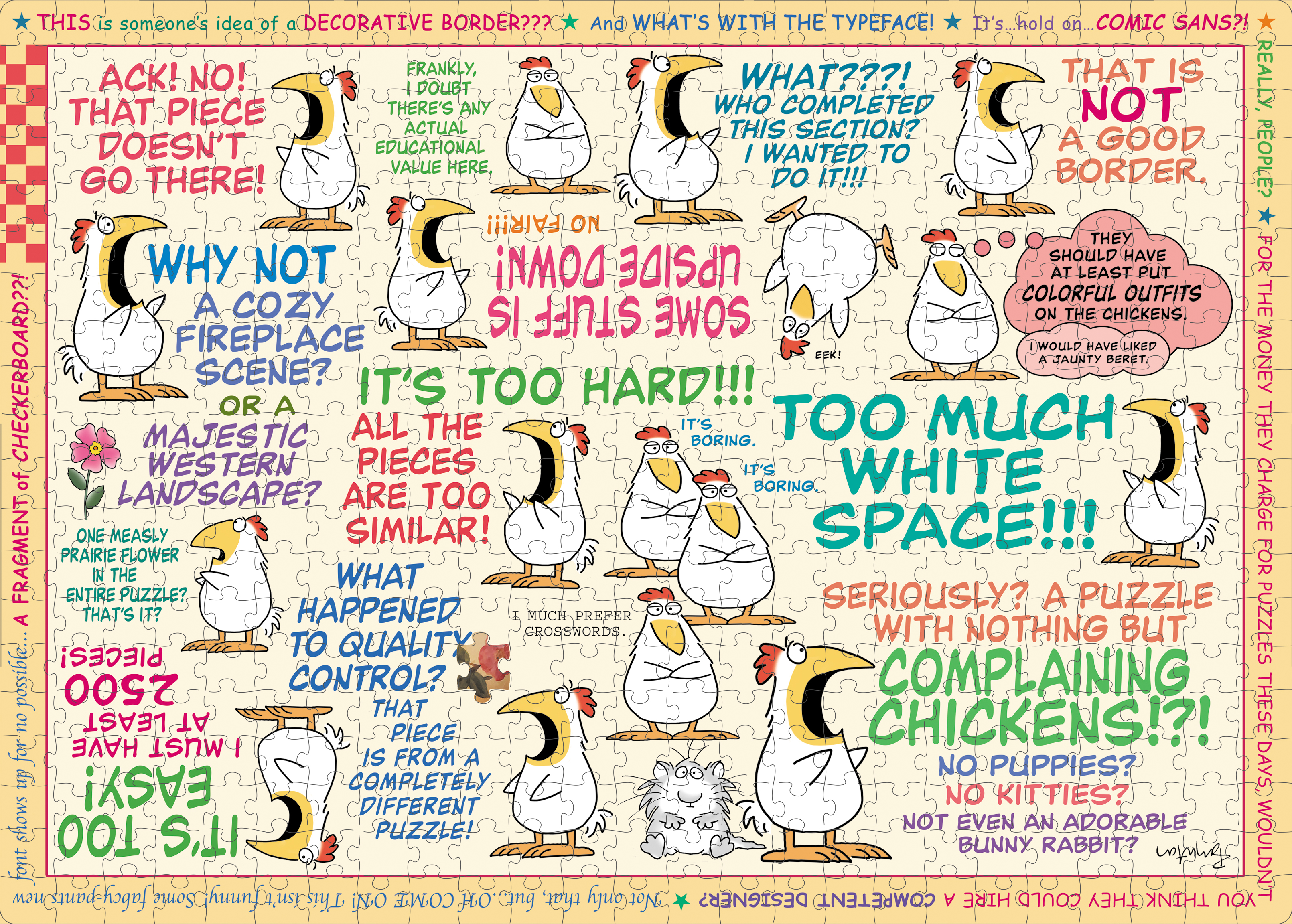 Sandra Boynton: Puzzle Complaints 500-Piece Puzzle