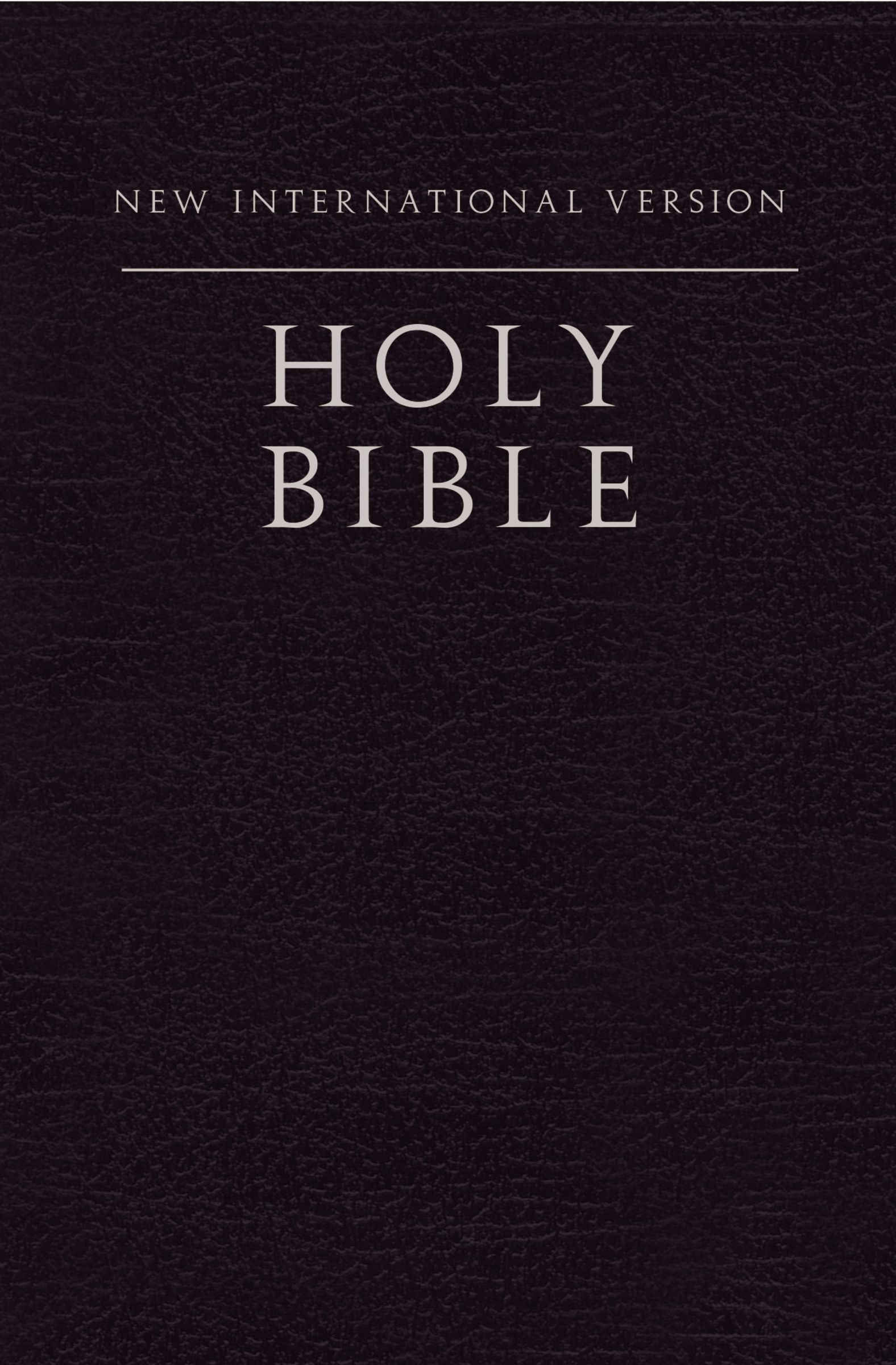 NIV, Holy Bible, Compact, Hardcover, Black