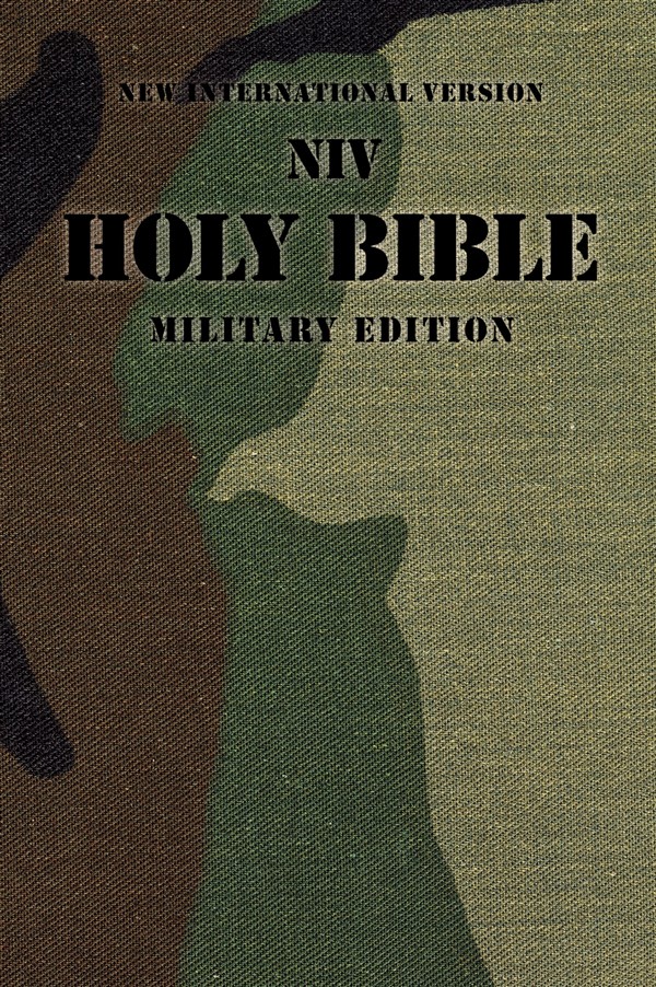 NIV, Holy Bible Military Edition, Paperback, Woodland Camo