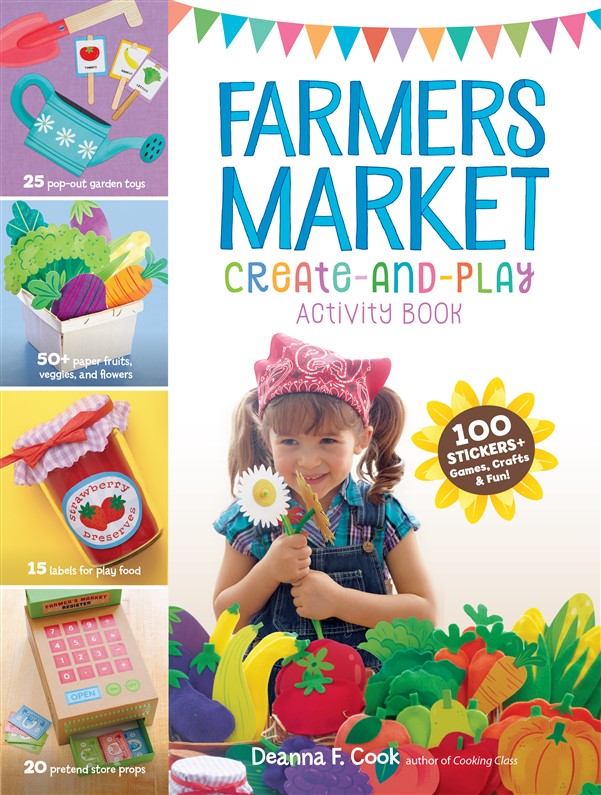 Farmers Market Create-and-Play Activity Book