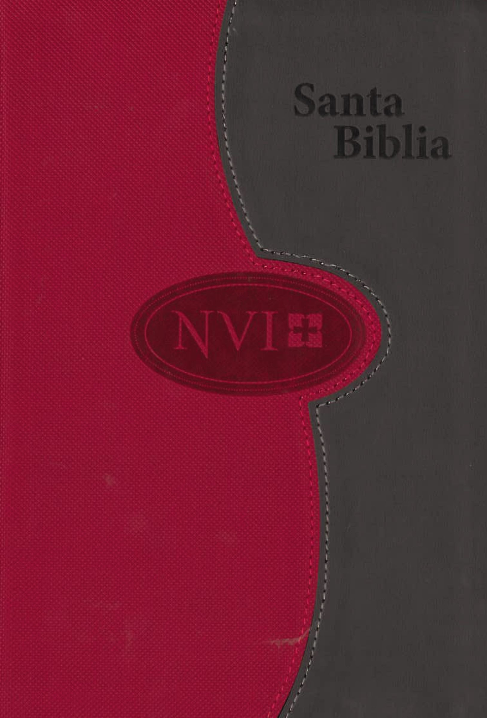 Biblia NVI de letra grande – A dos tonos: Gris/Color ladrillo