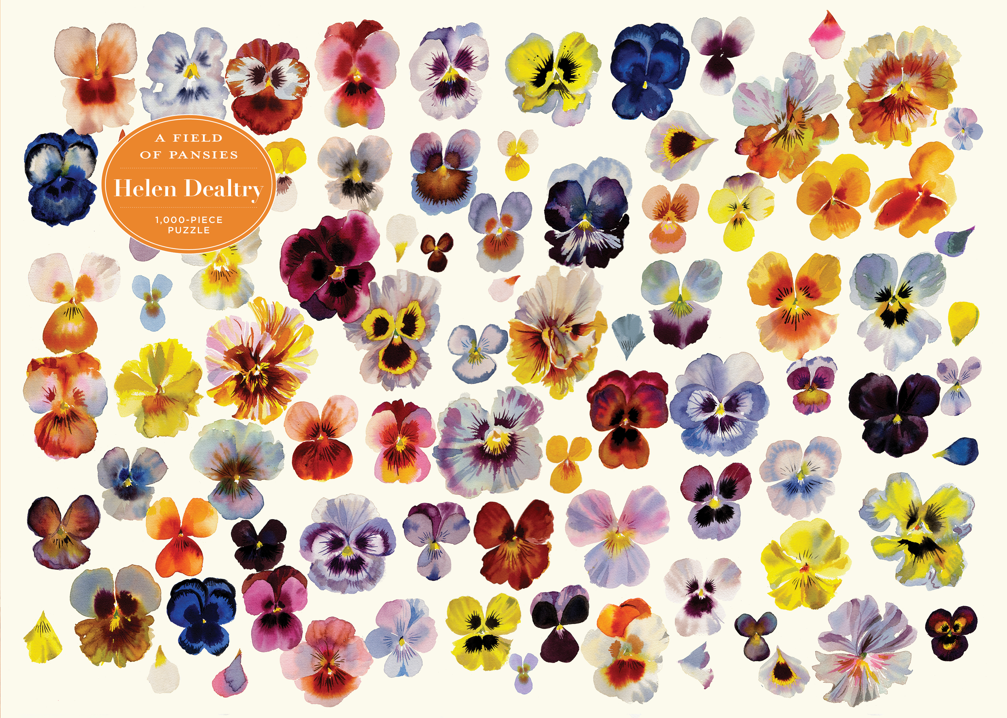 A Field of Pansies 1,000-Piece Puzzle