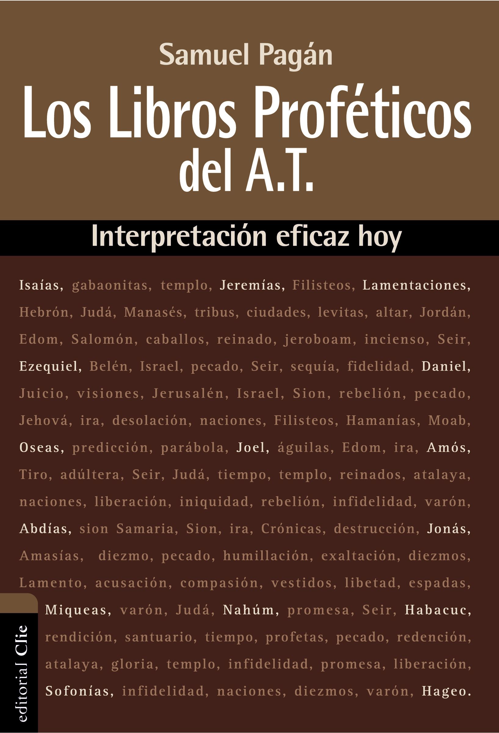 Los libros proféticos del Antiguo Testamento