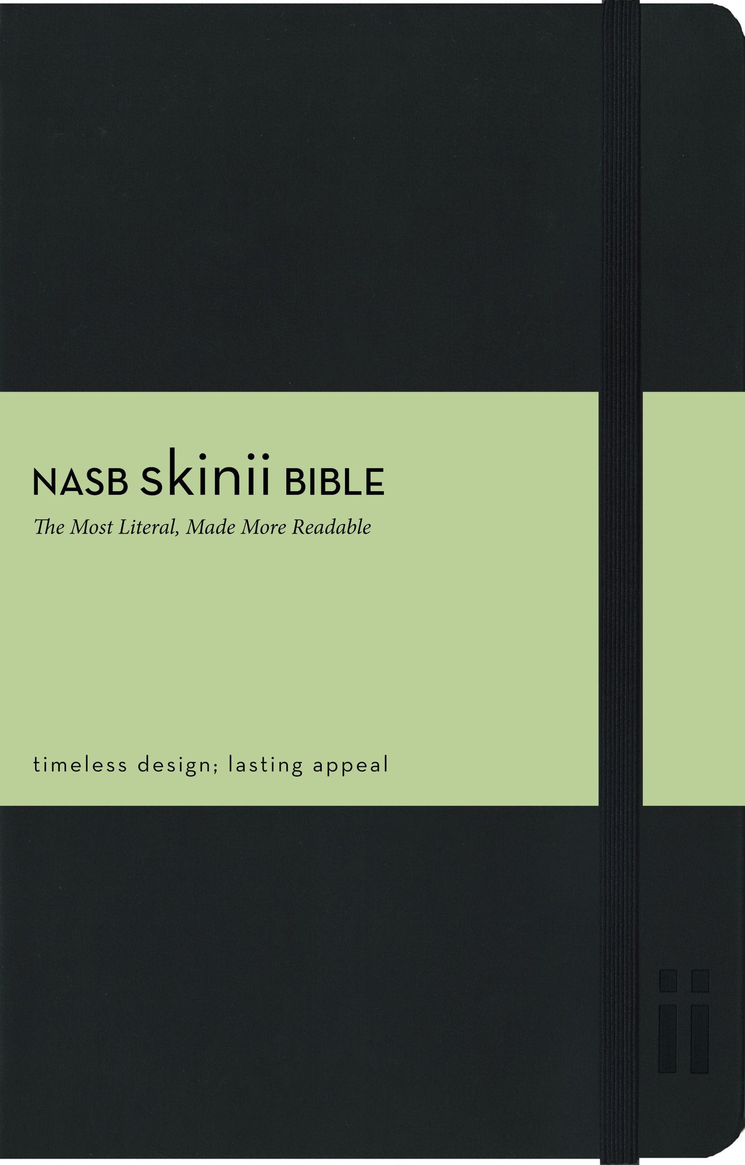 NASB, Skinii Bible, Leathersoft, Black