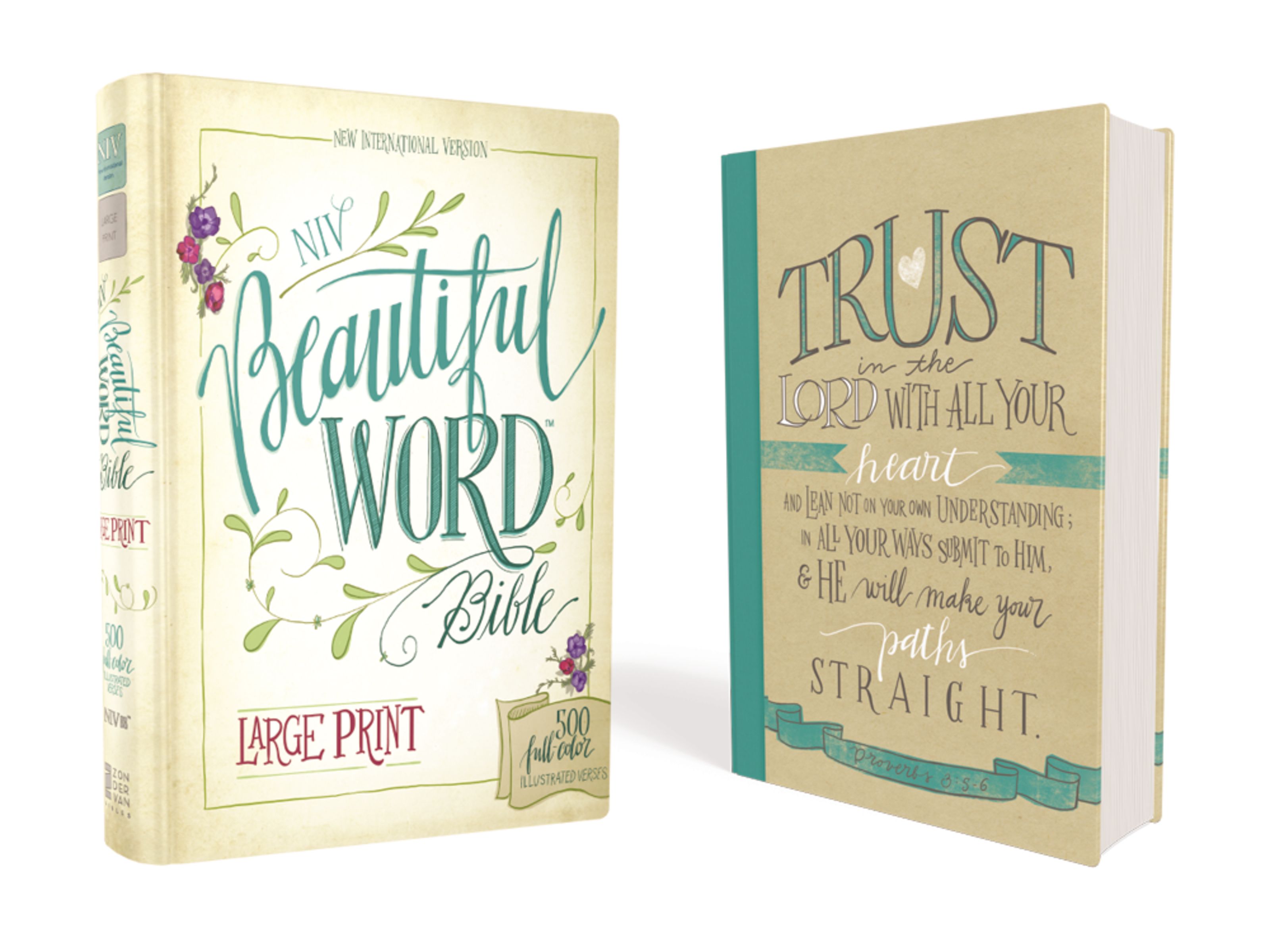 NIV, Beautiful Word Bible, Large Print, Hardcover