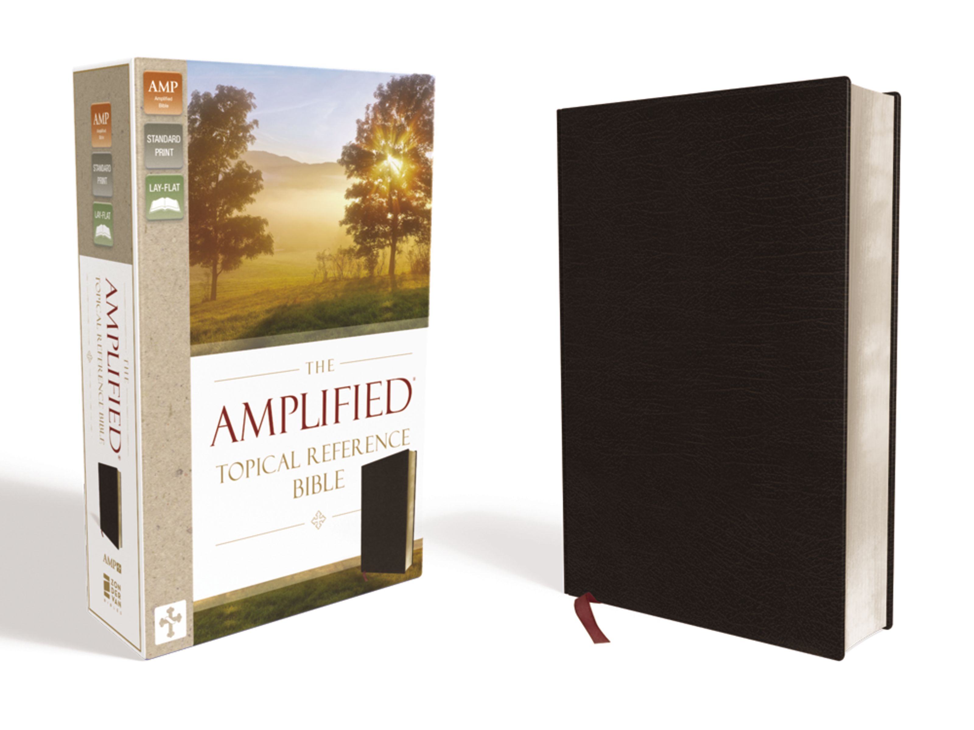 The Amplified Topical Reference Bible, Bonded Leather, Black