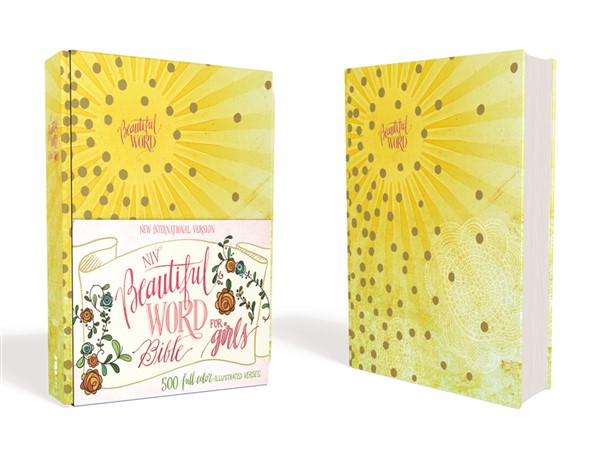NIV, Beautiful Word Bible for Girls, Hardcover, Sunburst