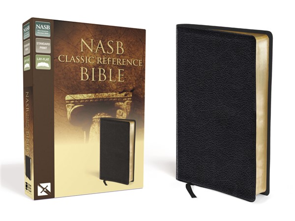 NASB, Classic Reference Bible, Top-Grain Leather, Black, Red Letter Edition