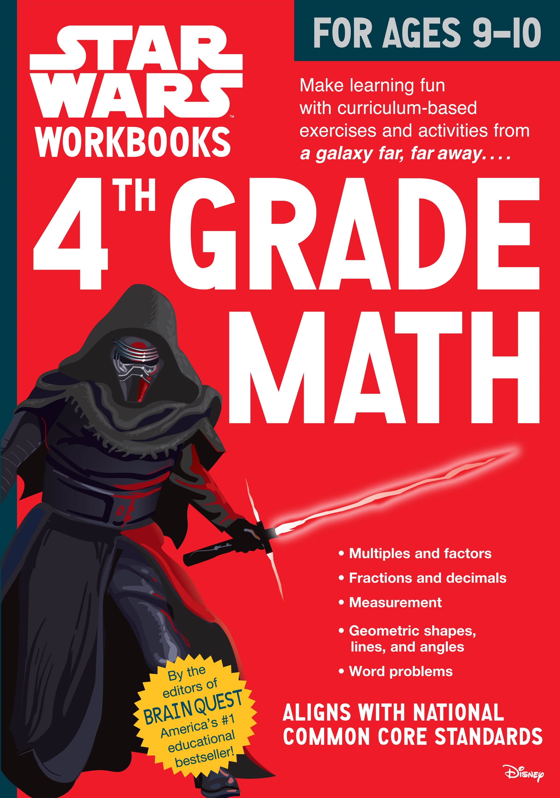 Star Wars Workbook: 4th Grade Math