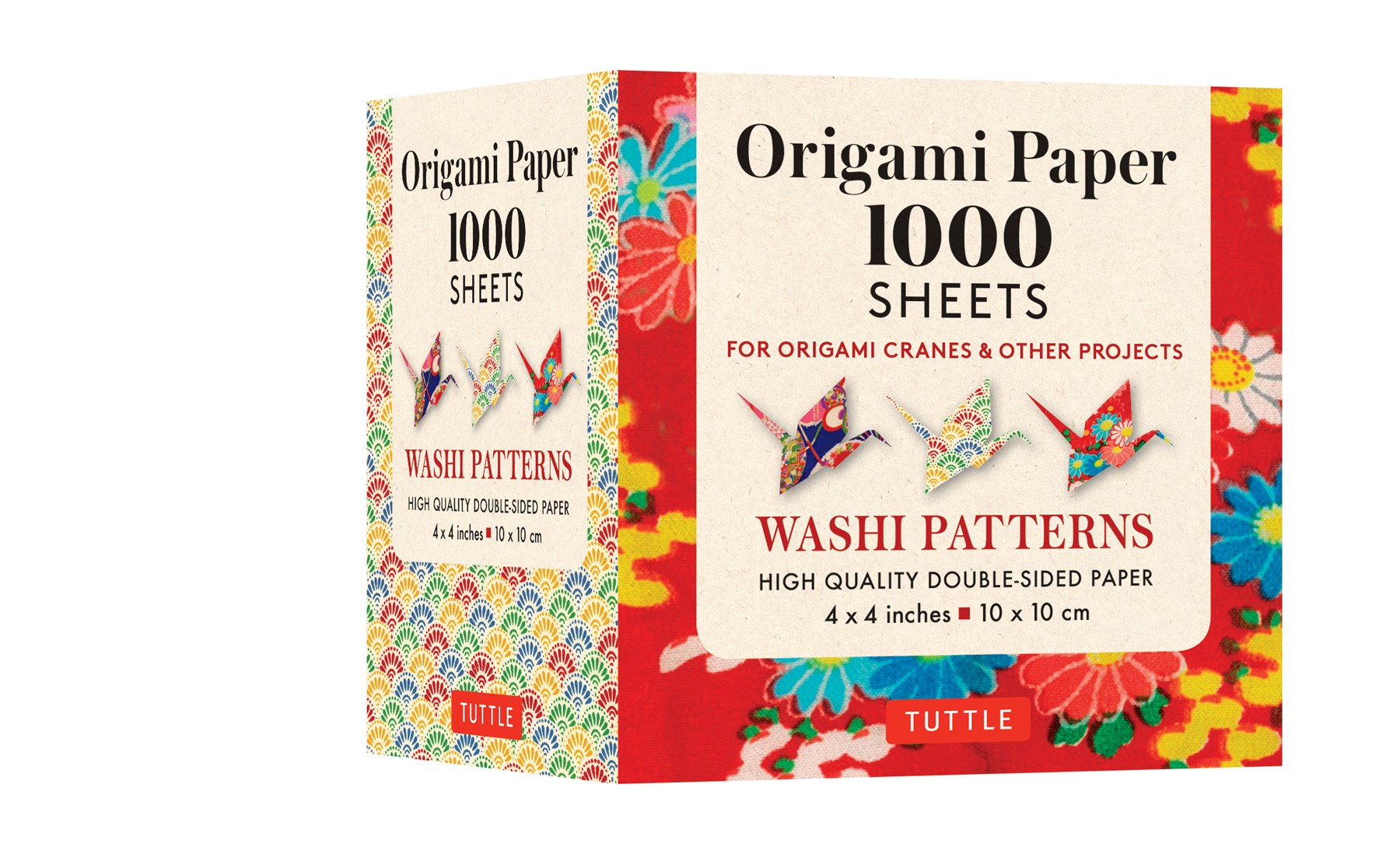 Origami Paper Japanese Washi 1,000 sheets 4" (10 cm)
