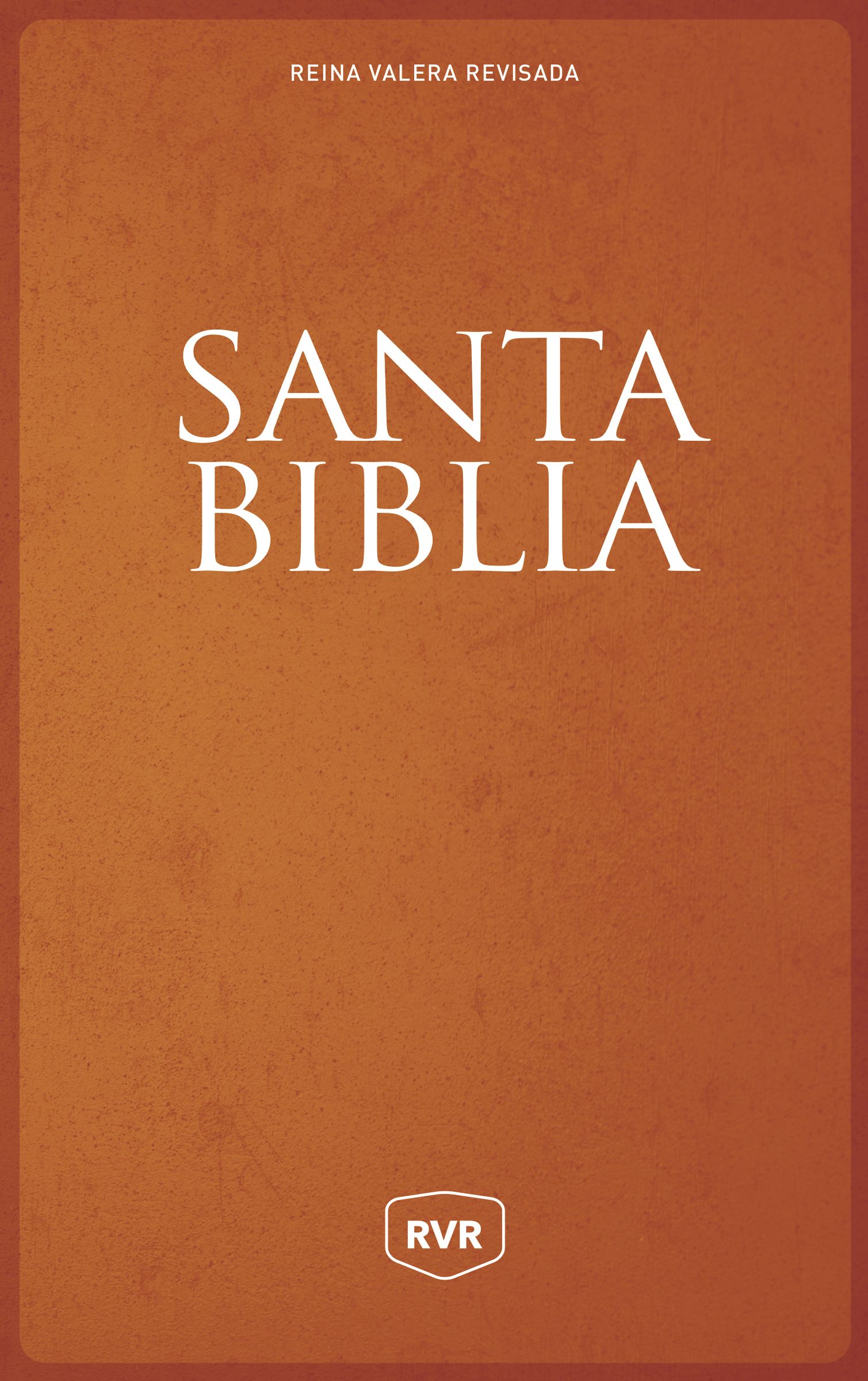 Santa Biblia Reina Valera Revisada RVR, Letra Grande, Tamaño Manual, Letra Roja, Rústica