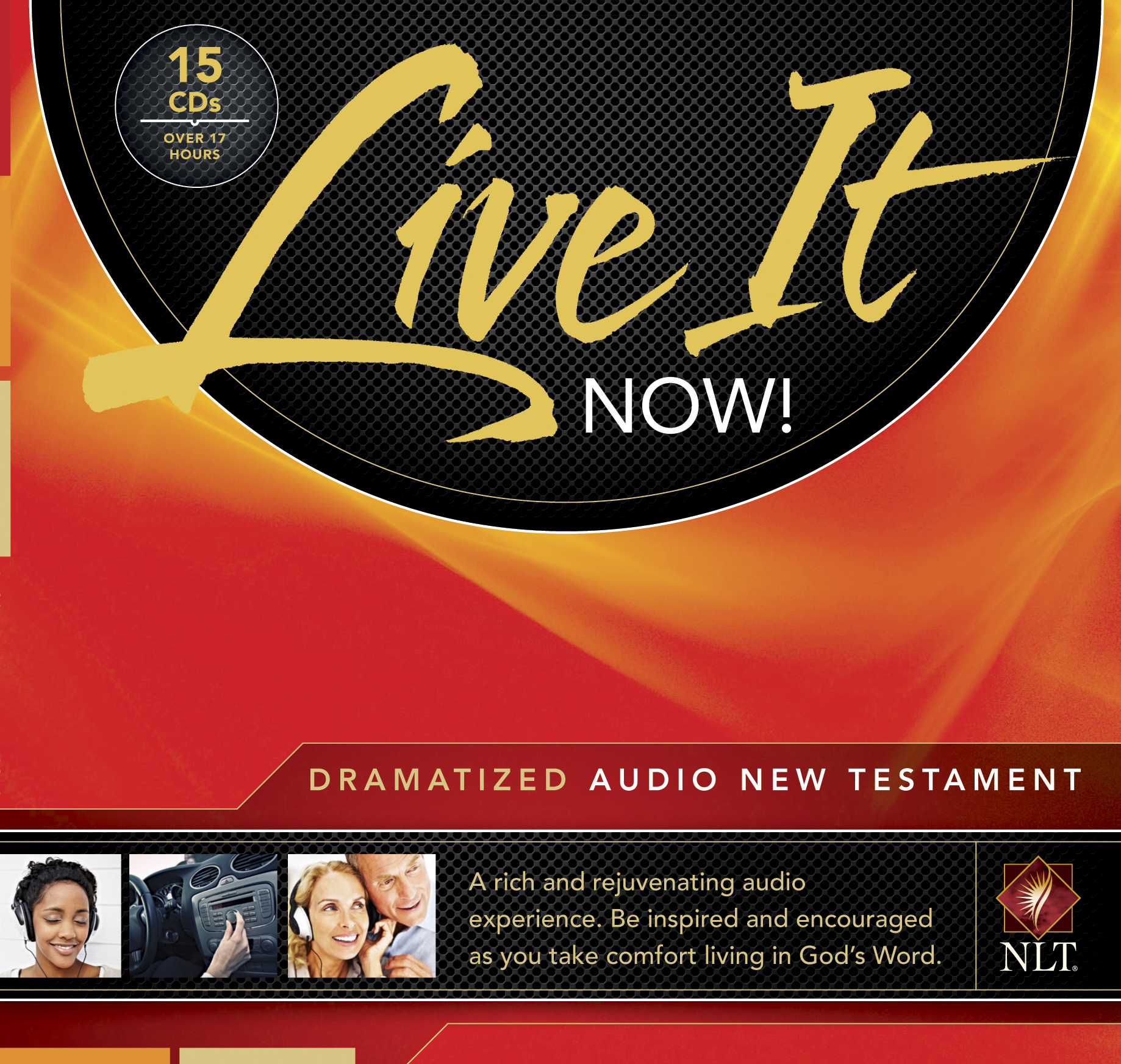 Live It Now! Dramatized Audio New Testament (Audio CD, Black)