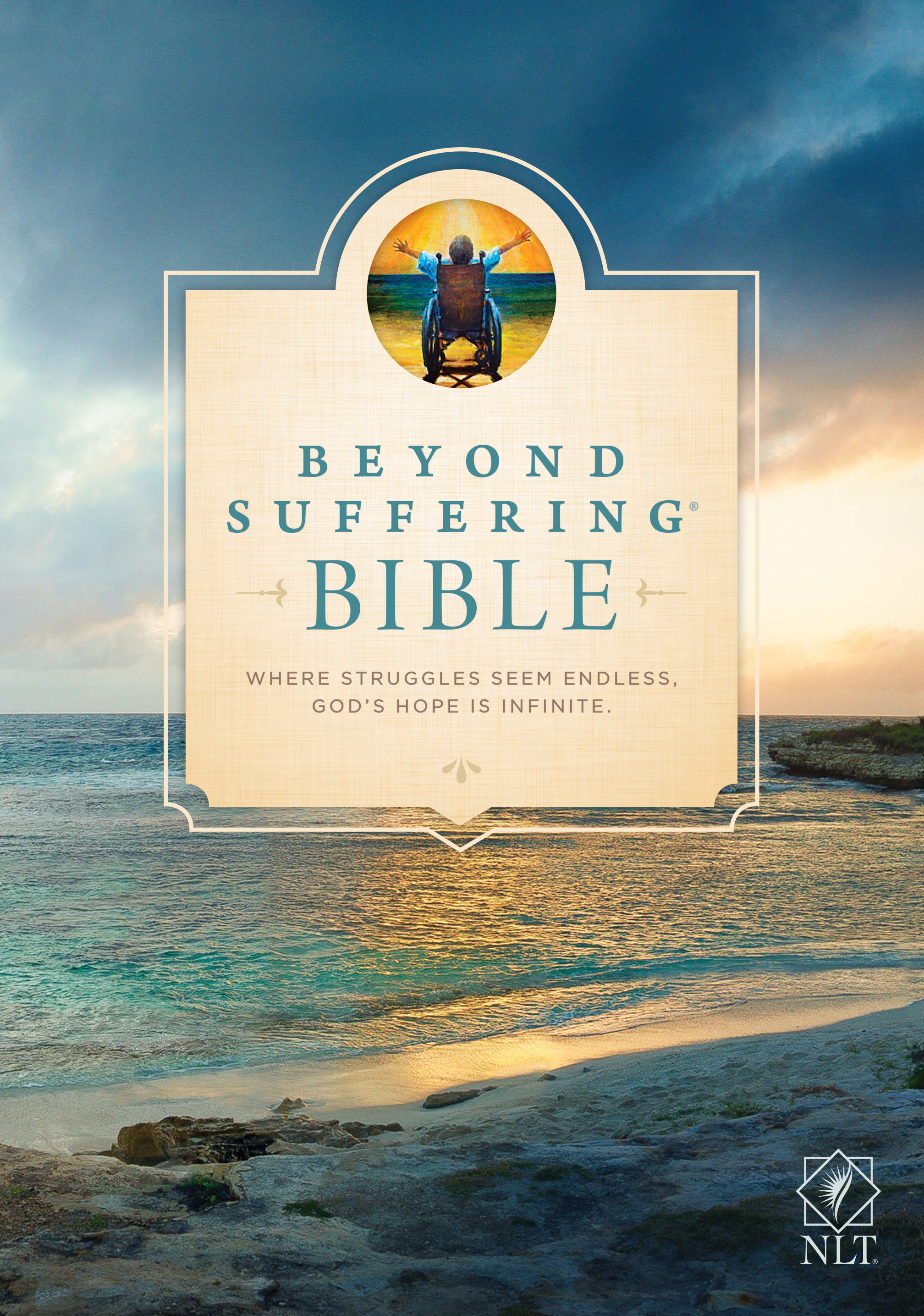 Beyond Suffering Bible NLT (Hardcover)