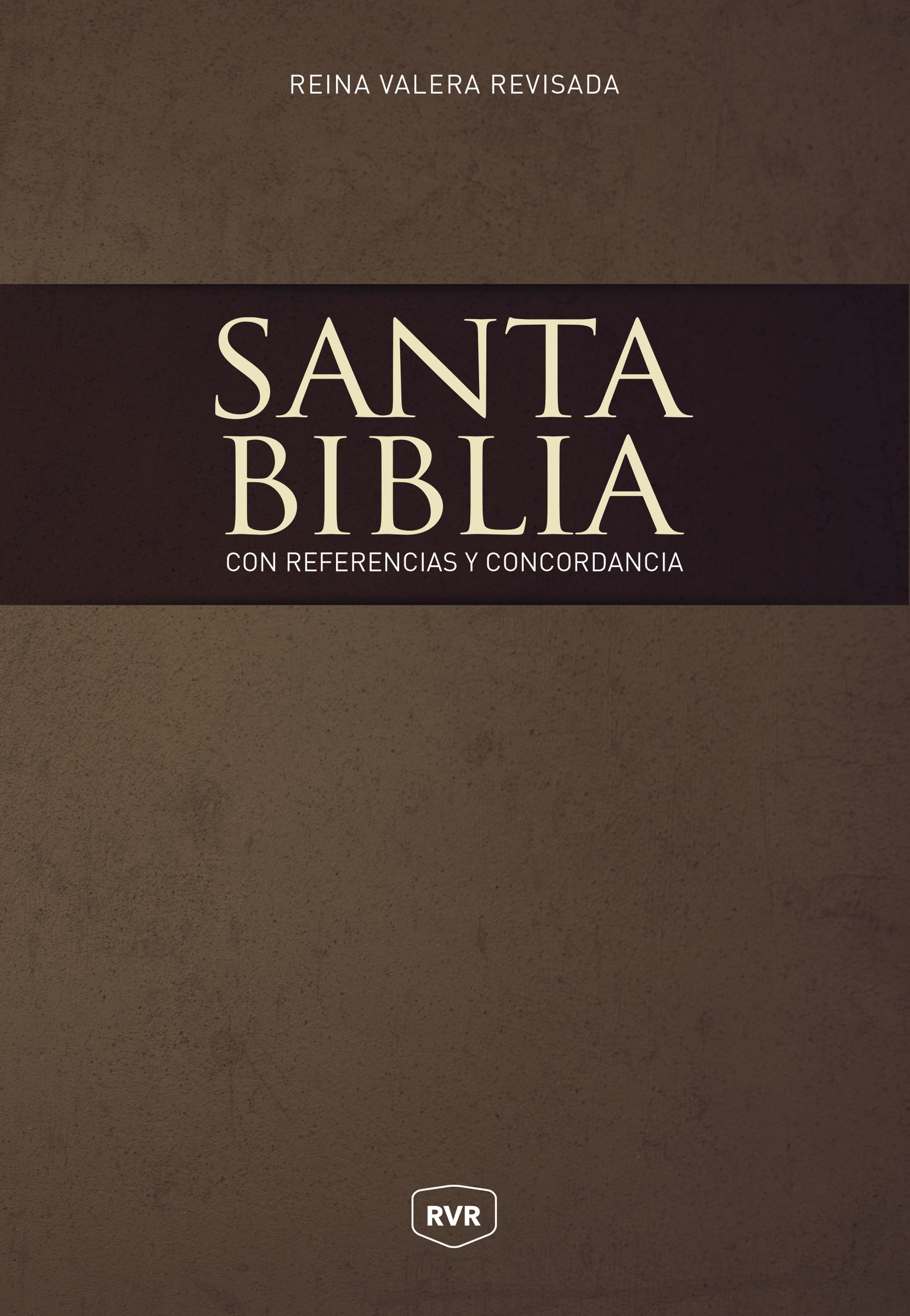 Santa Biblia Reina Valera Revisada RVR, con Referencias y Concordancia, Tapa Dura