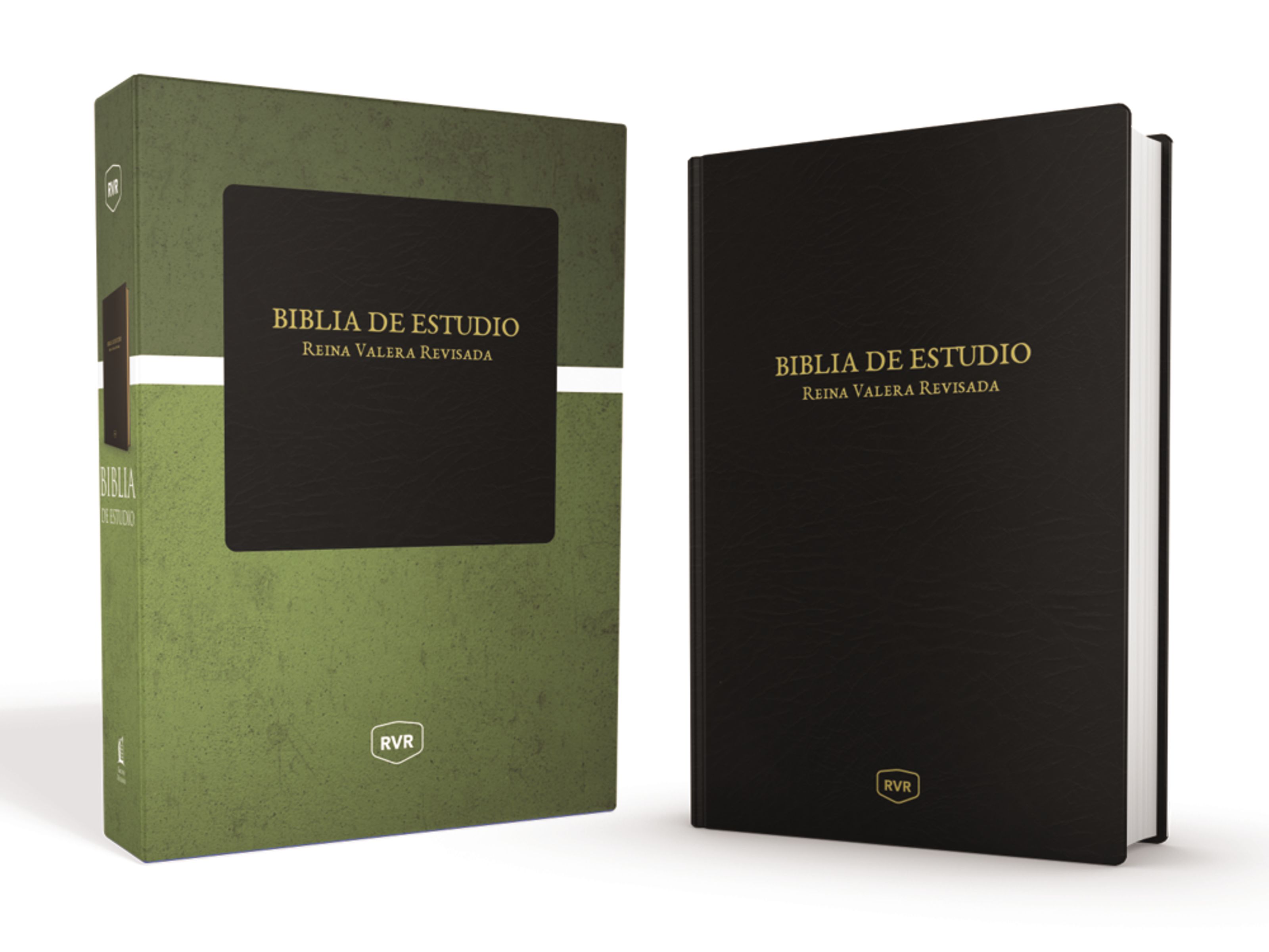 Santa Biblia de Estudio Reina Valera Revisada RVR, Piel  Especial, Negro Clásico
