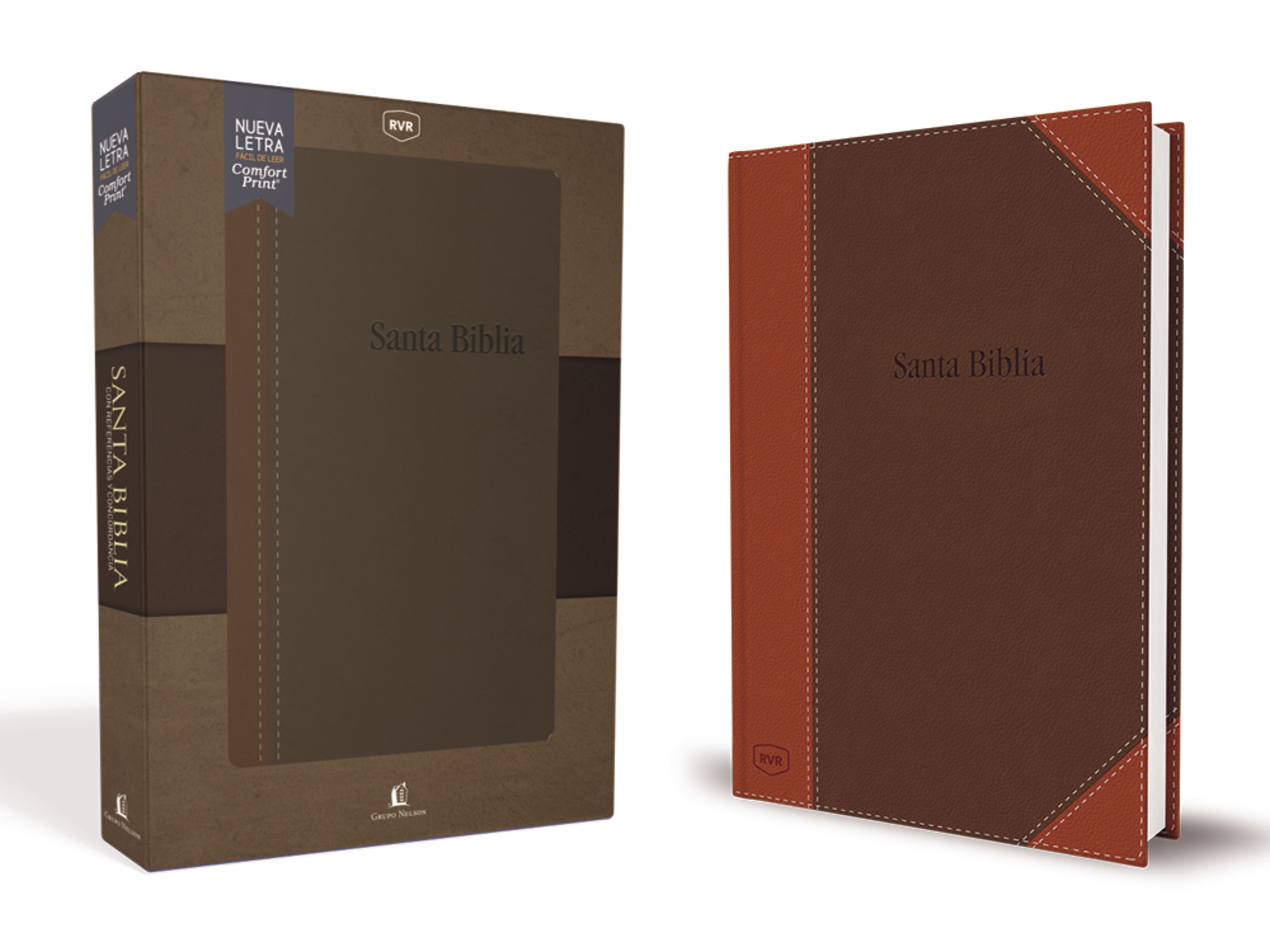 Santa Biblia Reina Valera Revisada RVR, con Referencias y Concordancia, Leathersoft, Contemporánea