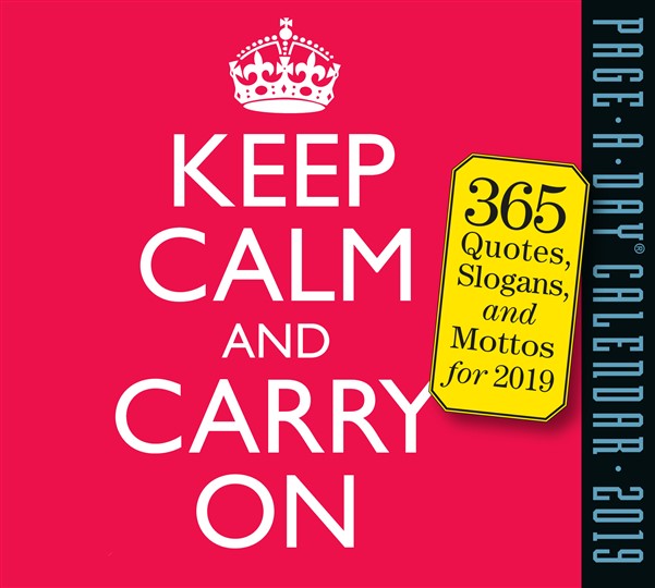 Keep Calm and Carry On Page-A-Day Calendar 2019