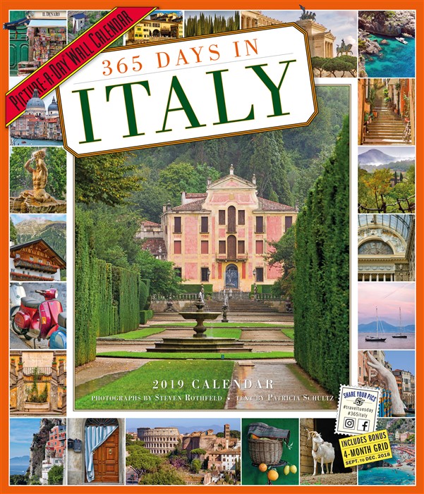 365 Days in Italy Picture-A-Day Wall Calendar 2019